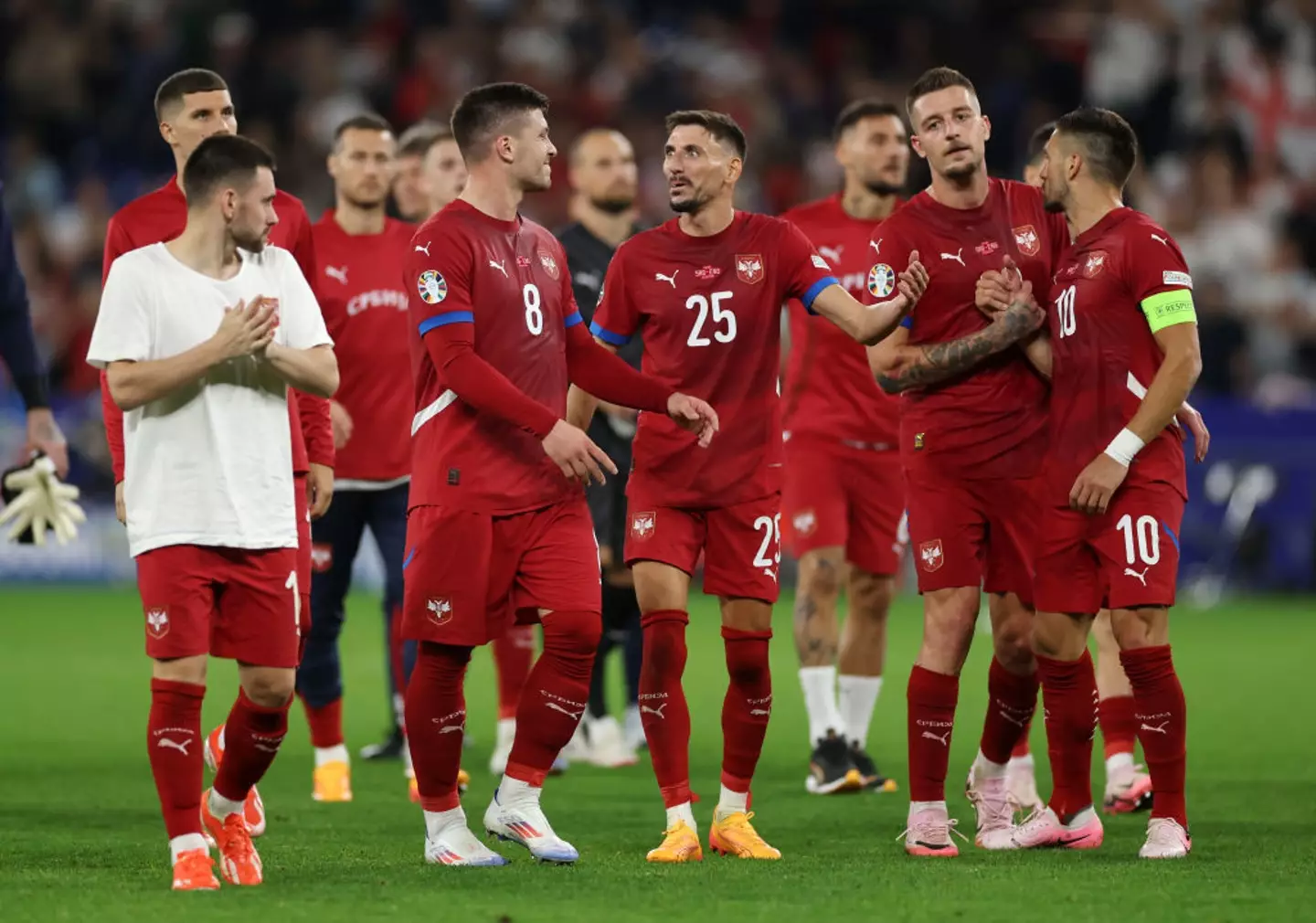 Serbia has threatened to pull out of Euro 2024. (Ian MacNicol/Getty Images)