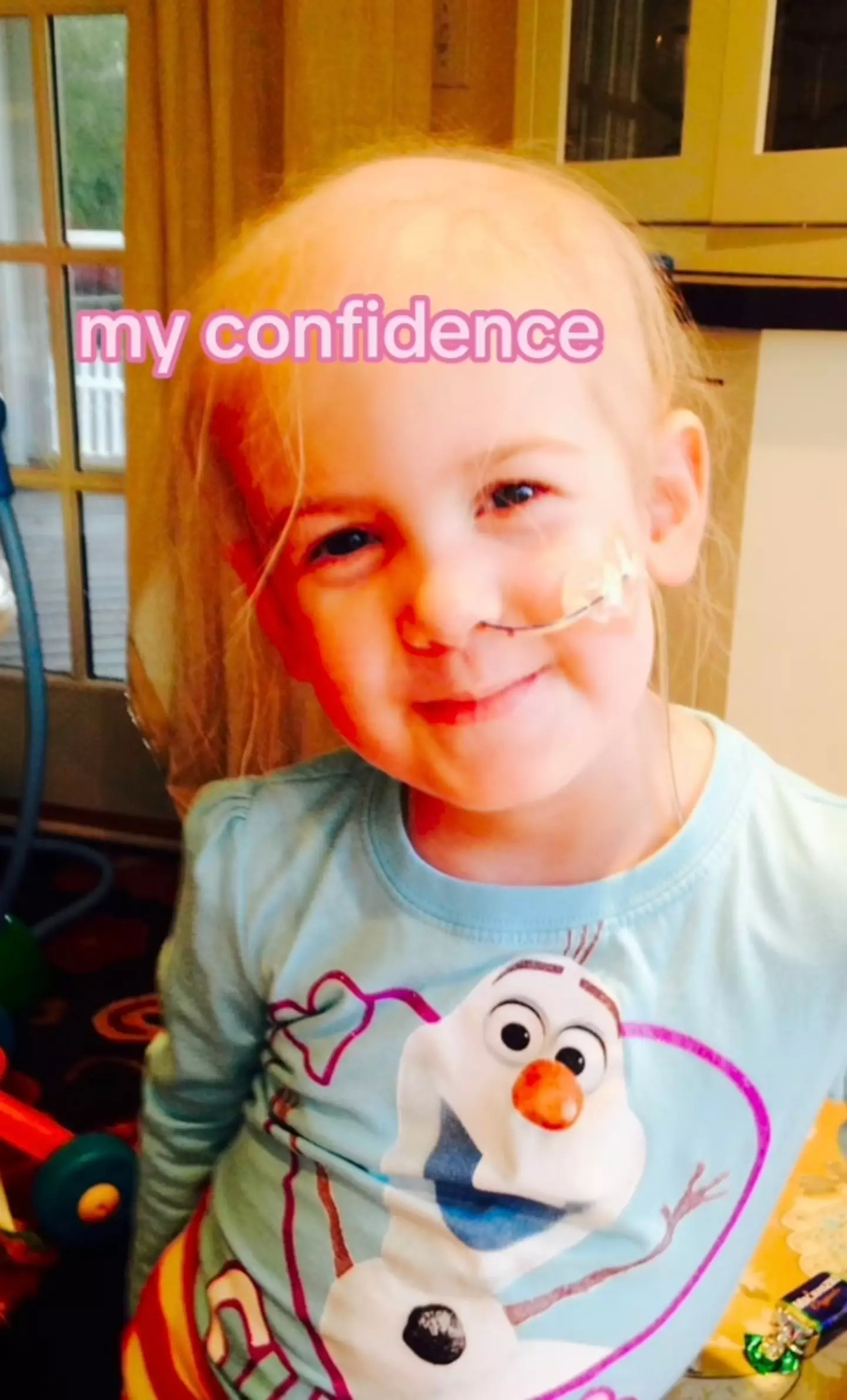 She was first diagnosed with cancer at the age of three (Zuza Beine / Instagram)