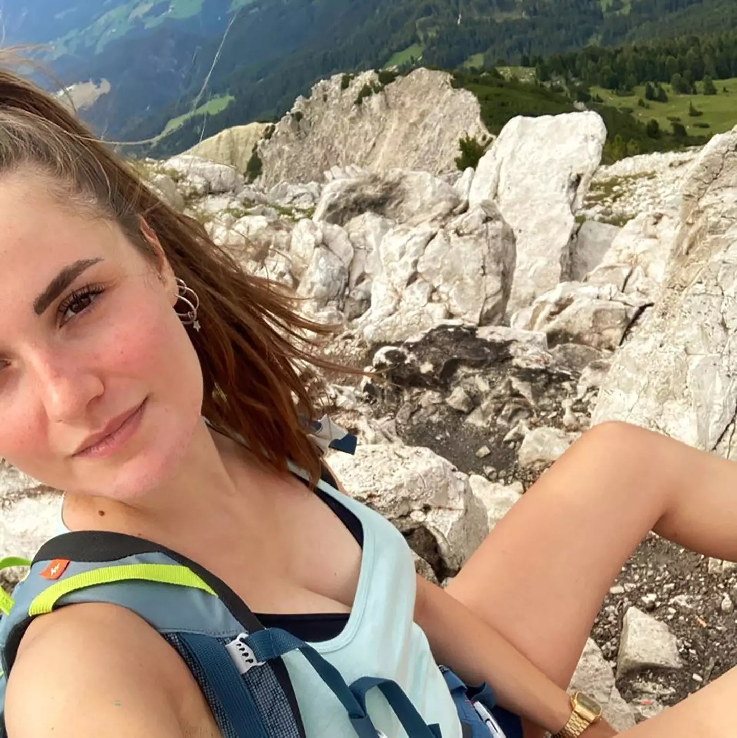 Valentina suffered a fatal fall while on a hike with her boyfriend. (Newsflash)