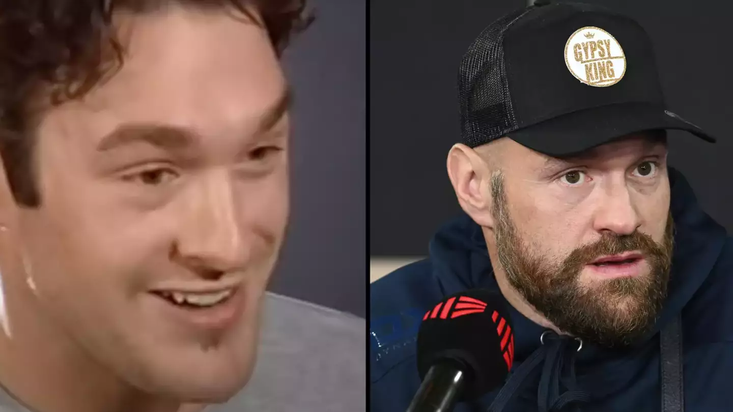 Tyson Fury's voice before it was permanently damaged from punch is really weird to hear