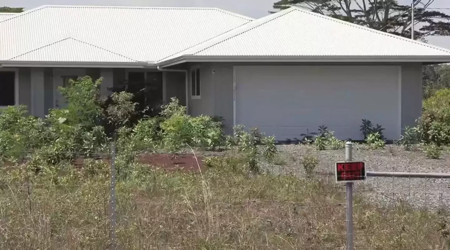 A home was built on the land. Hawaii News Now