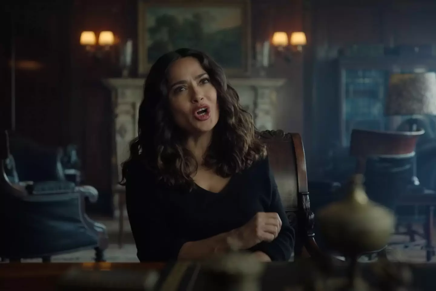 Salma Hayek Pinault looks like she's going to don this new role.