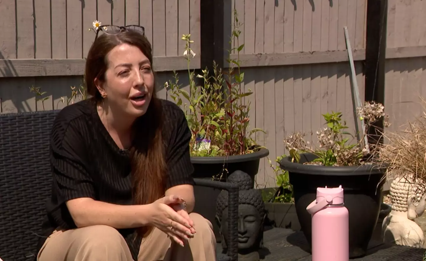 Now 33, Sutherland says the former surgeon played 'God' with her life.