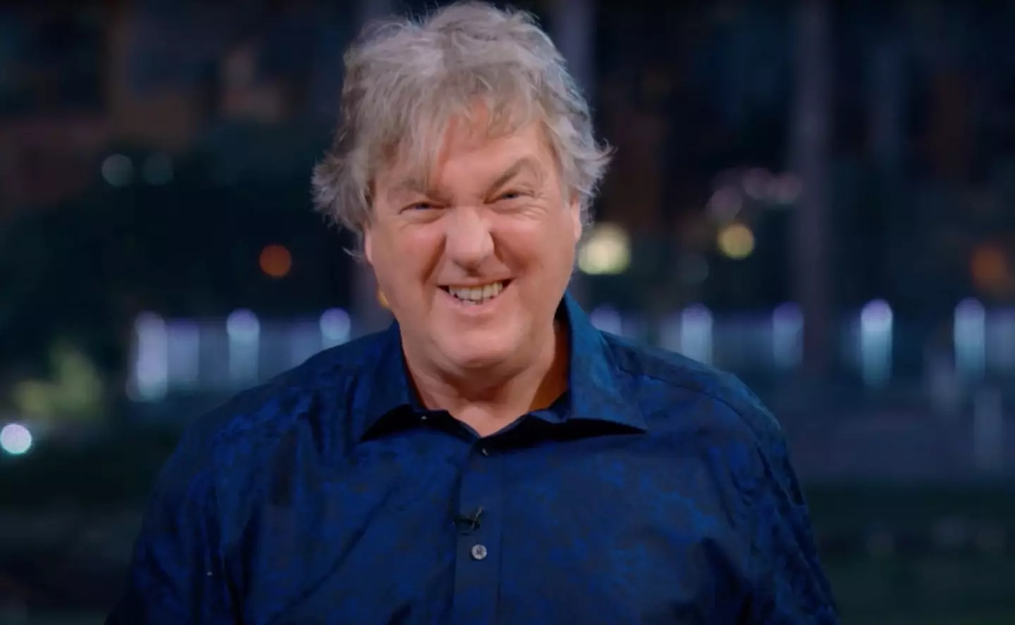 James May's priceless reaction.
