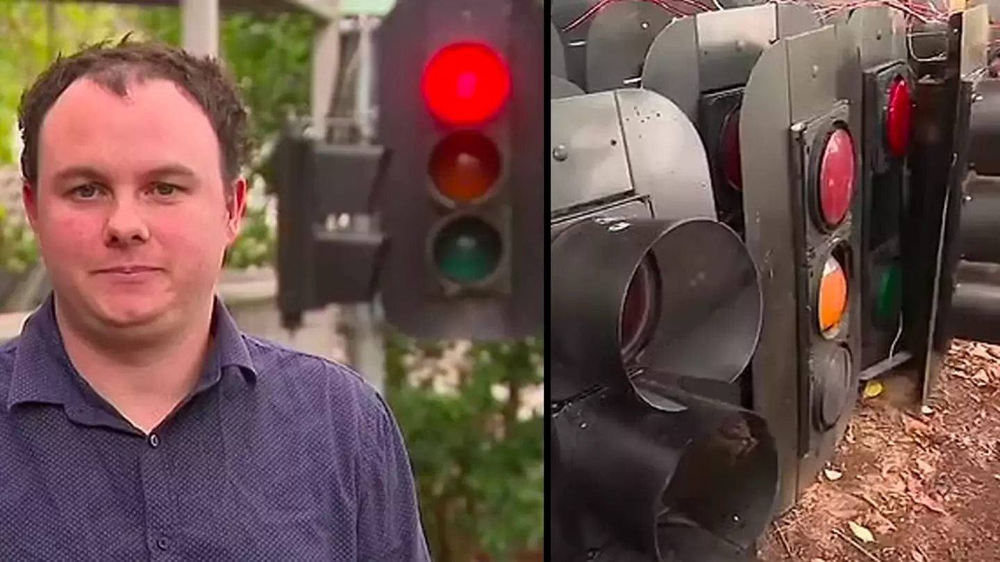 Man Who Keeps Traffic Lights In His Back Garden Could Go To Jail