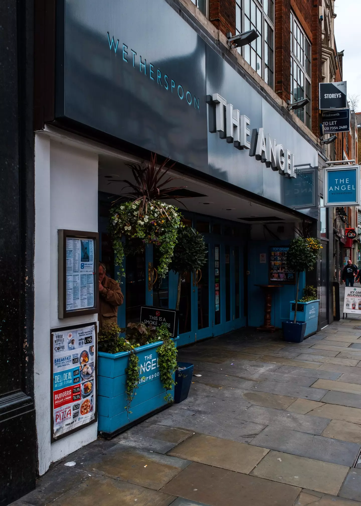 The Angel in Islington is one of the pubs up for sale.