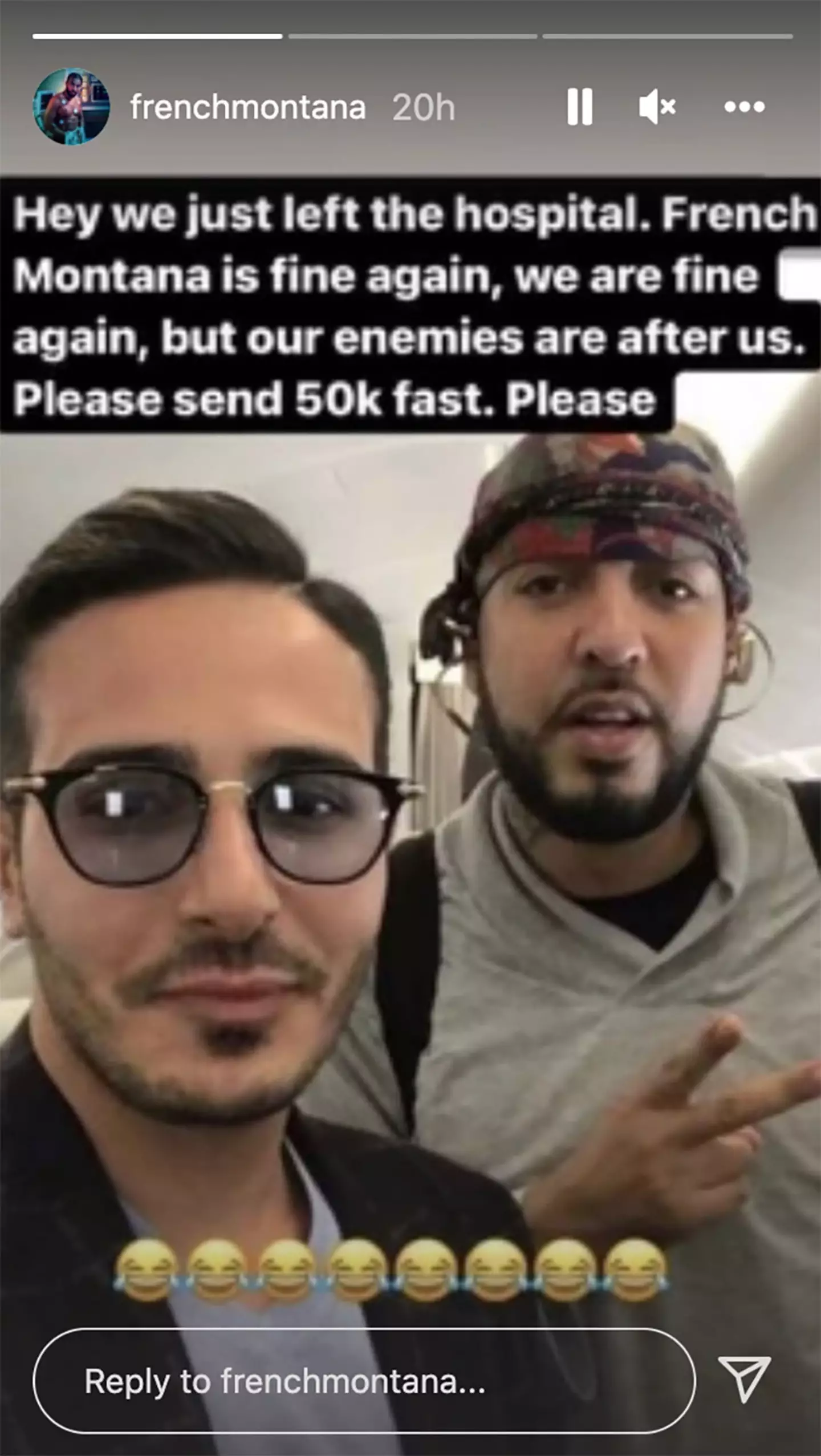 French Montana has poked fun at “The Tinder Swindler” after realising they’ve met before (Instagram French Montana).