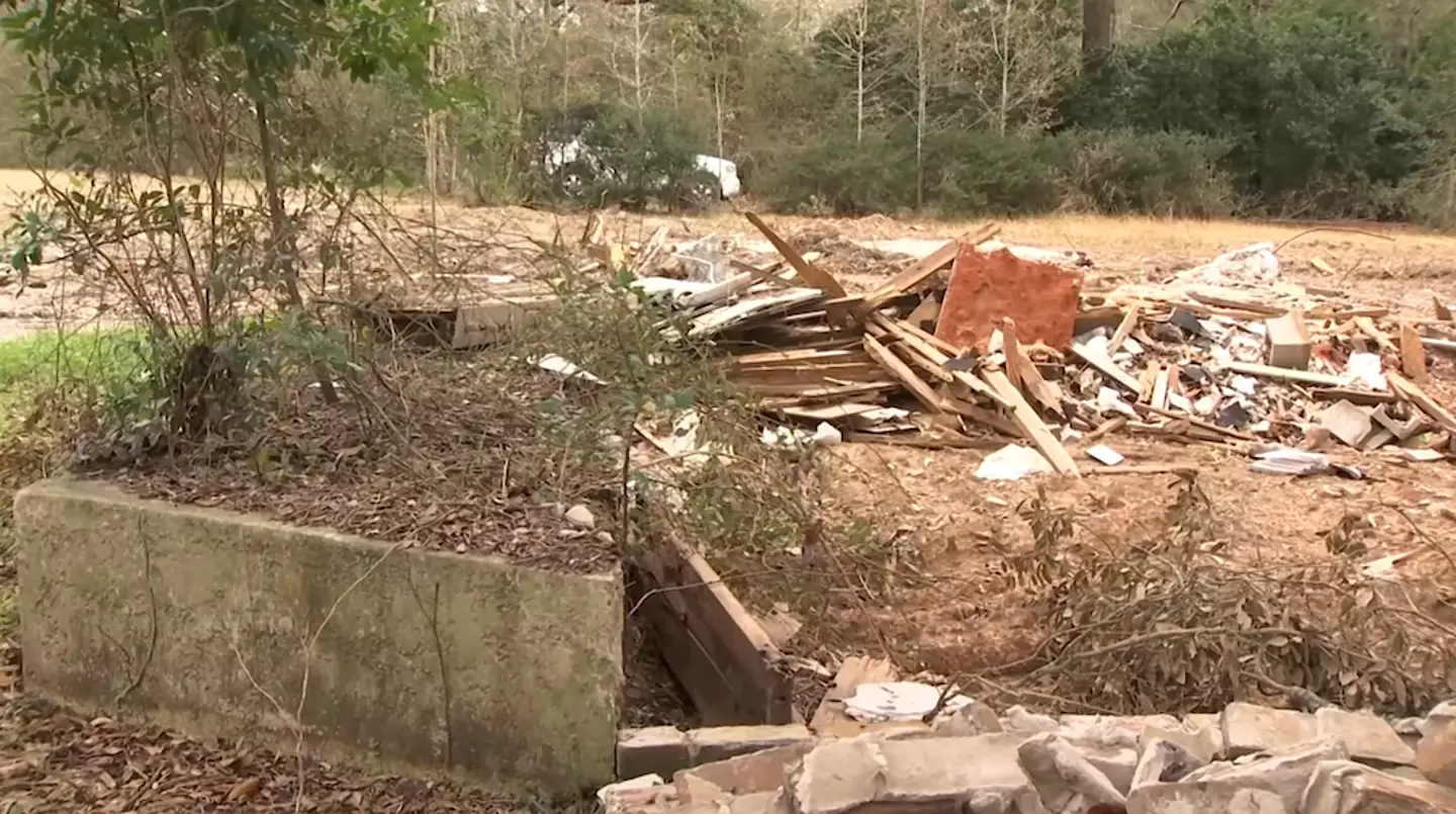 The house was torn down in January.