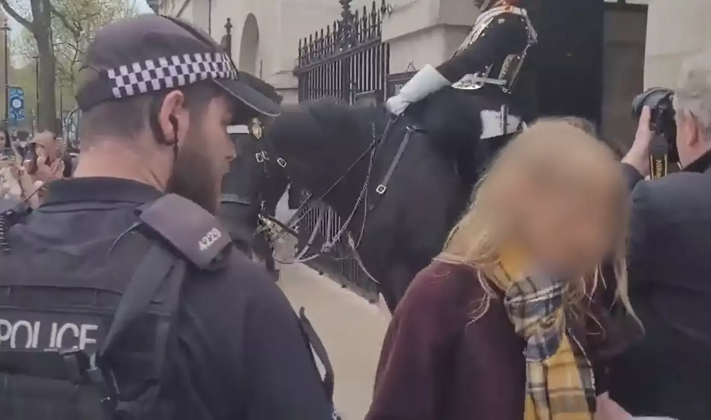 The police stepped in to sort things out.