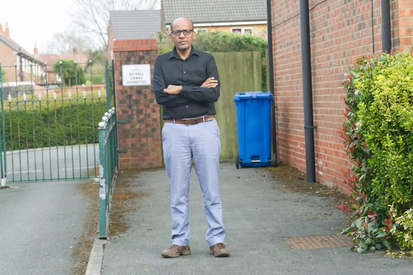Zekarias Haile couldn't believe his eyes when he saw a stranger's car parked in his drive.