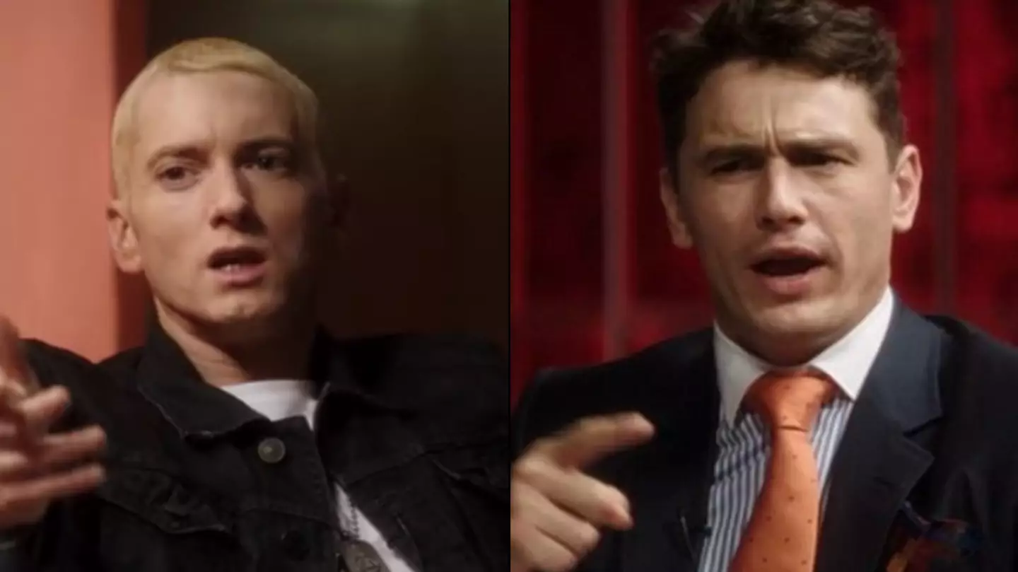 Eminem ‘had to stop’ filming scene where he came out as gay in The Interview because of James Franco