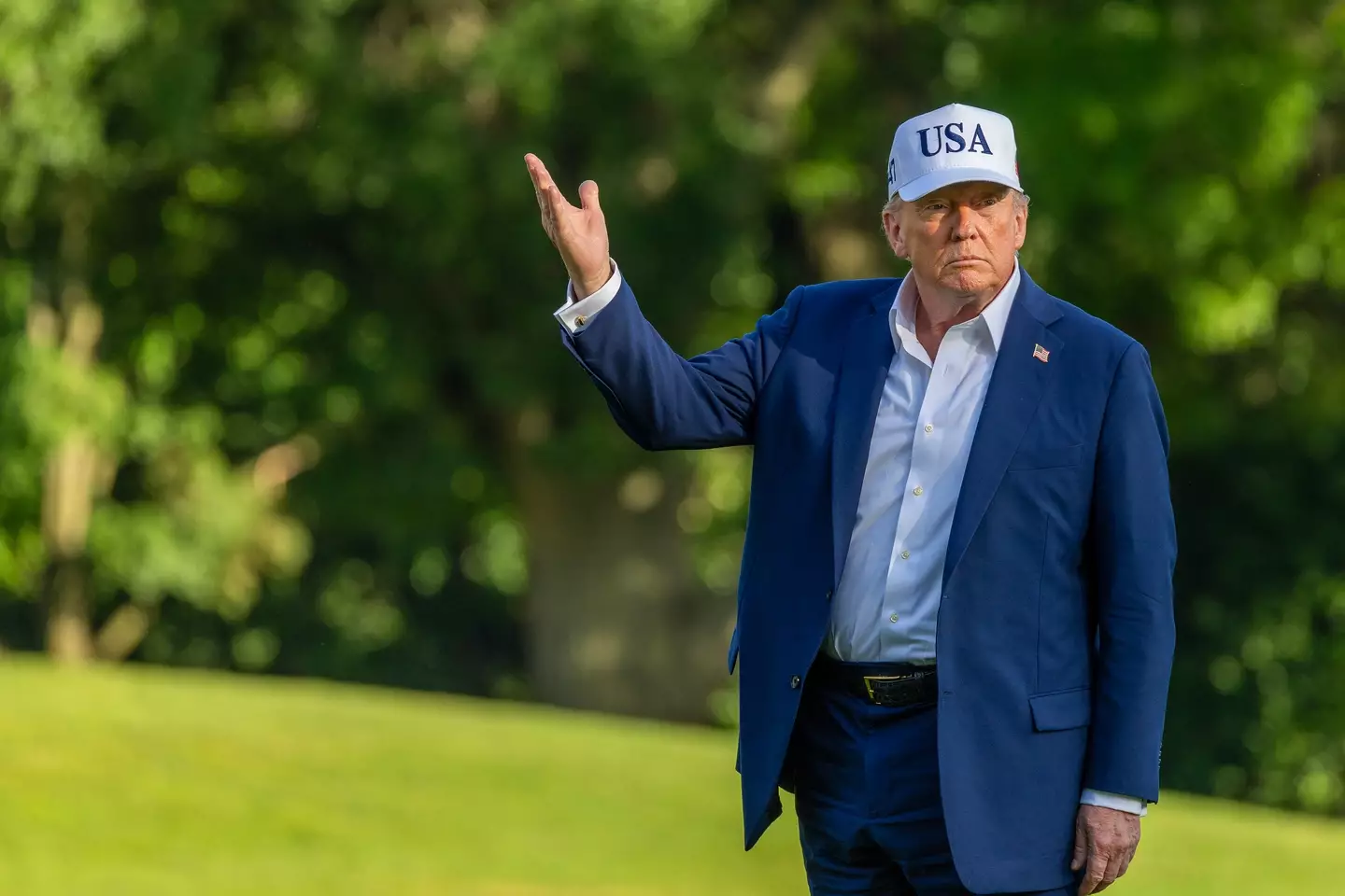 He could really do with toning down the capital letters (Tasos Katopodis/Getty Images)