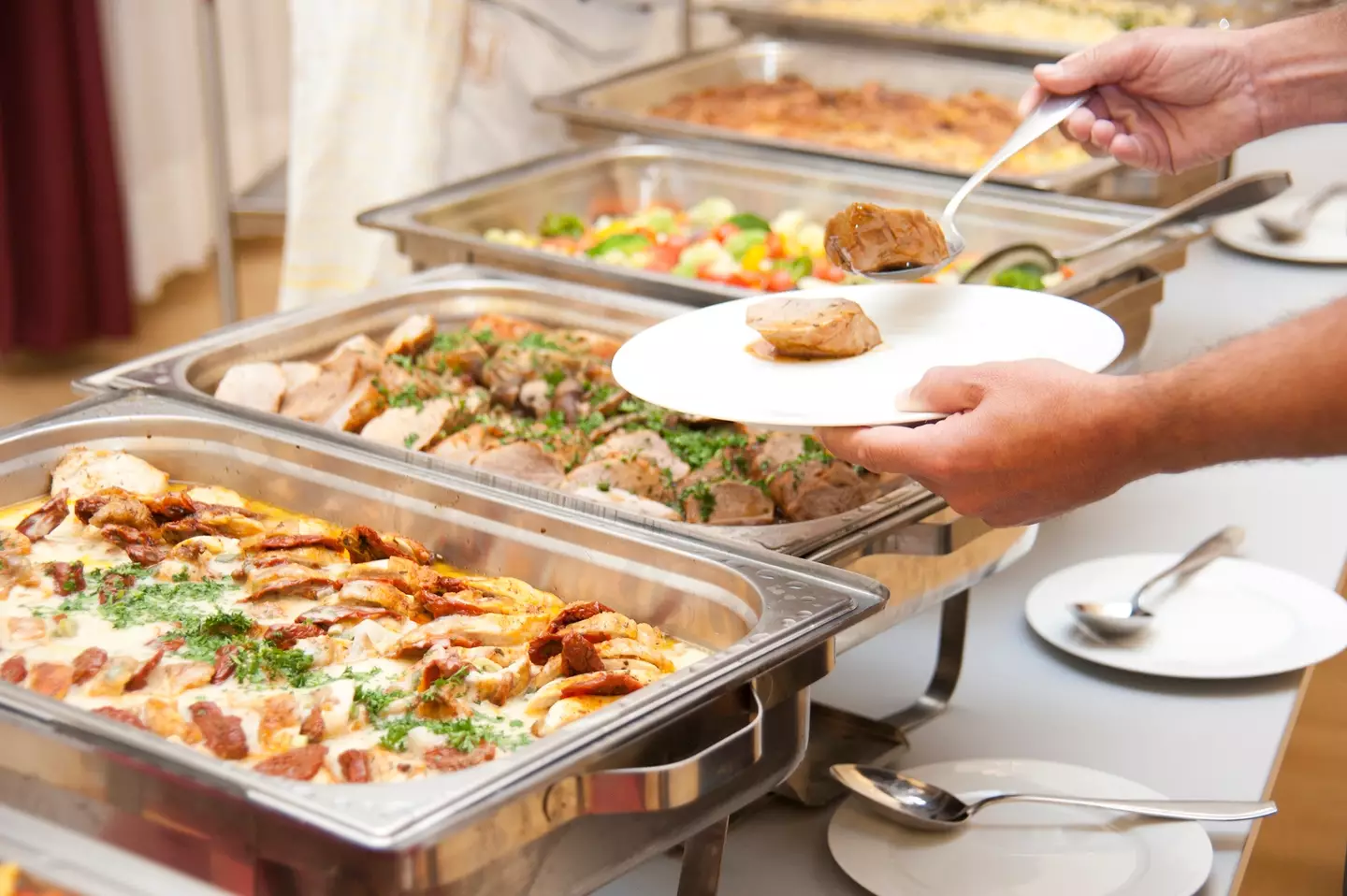 It's best to rein it in at the buffet.