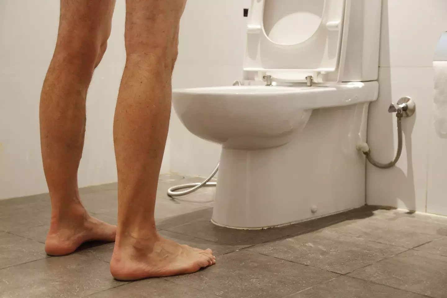 Most men pee standing up (Getty Stock Photo)