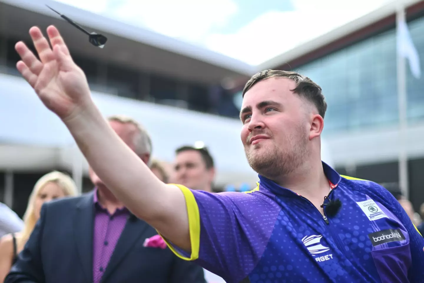Luke Littler has broken his silence about the end of his relationship (Vince Mignott/MB Media/Getty Images)