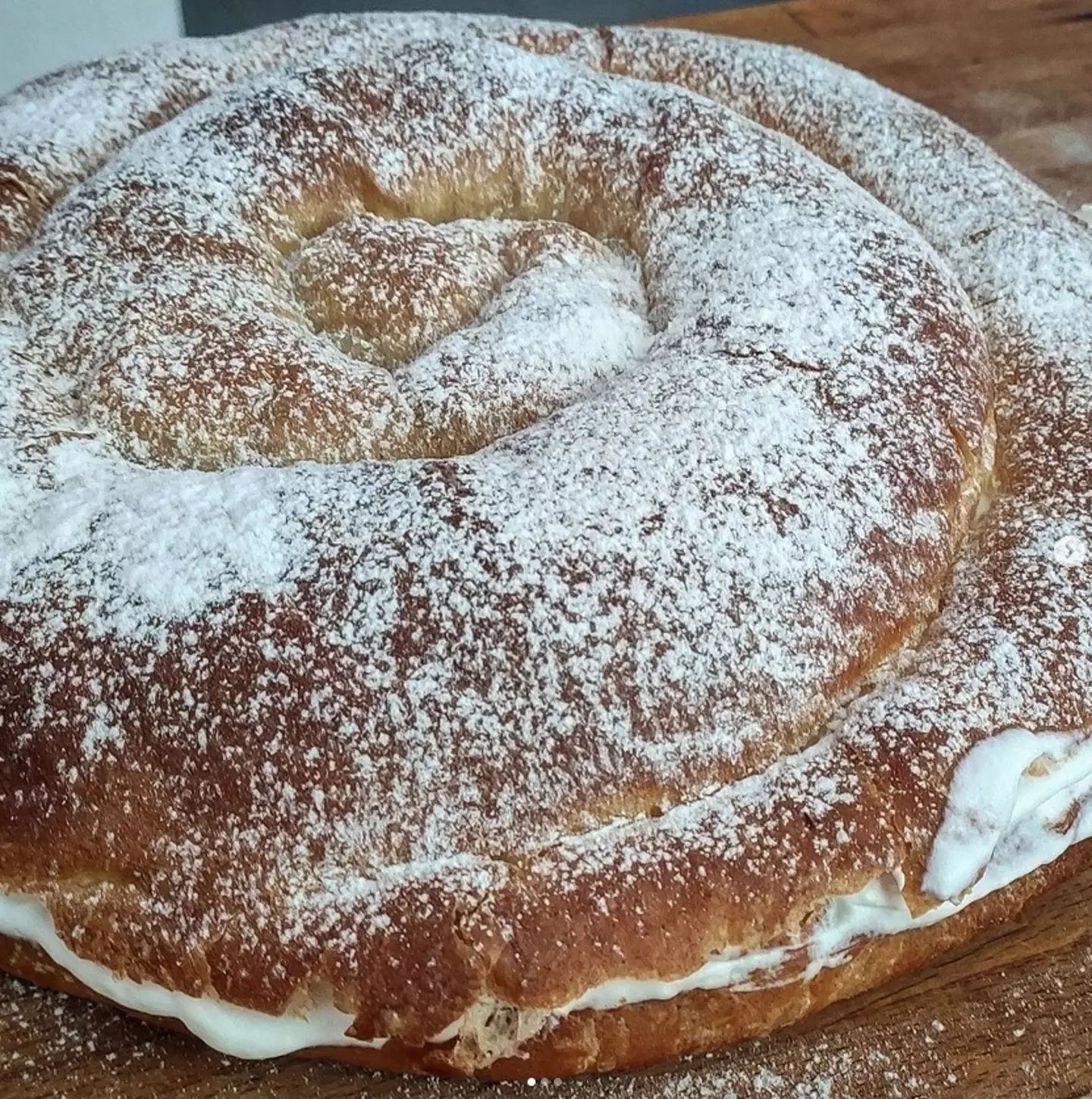 Ensaïmada - a traditional Mallorcan pastry.