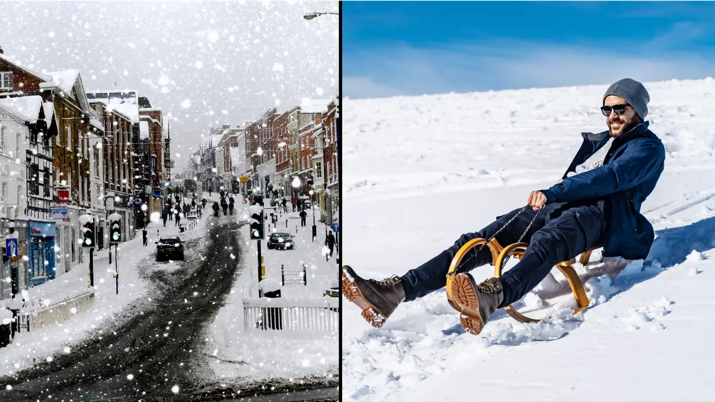 Nearly half of the UK braced for snow by the end of this month