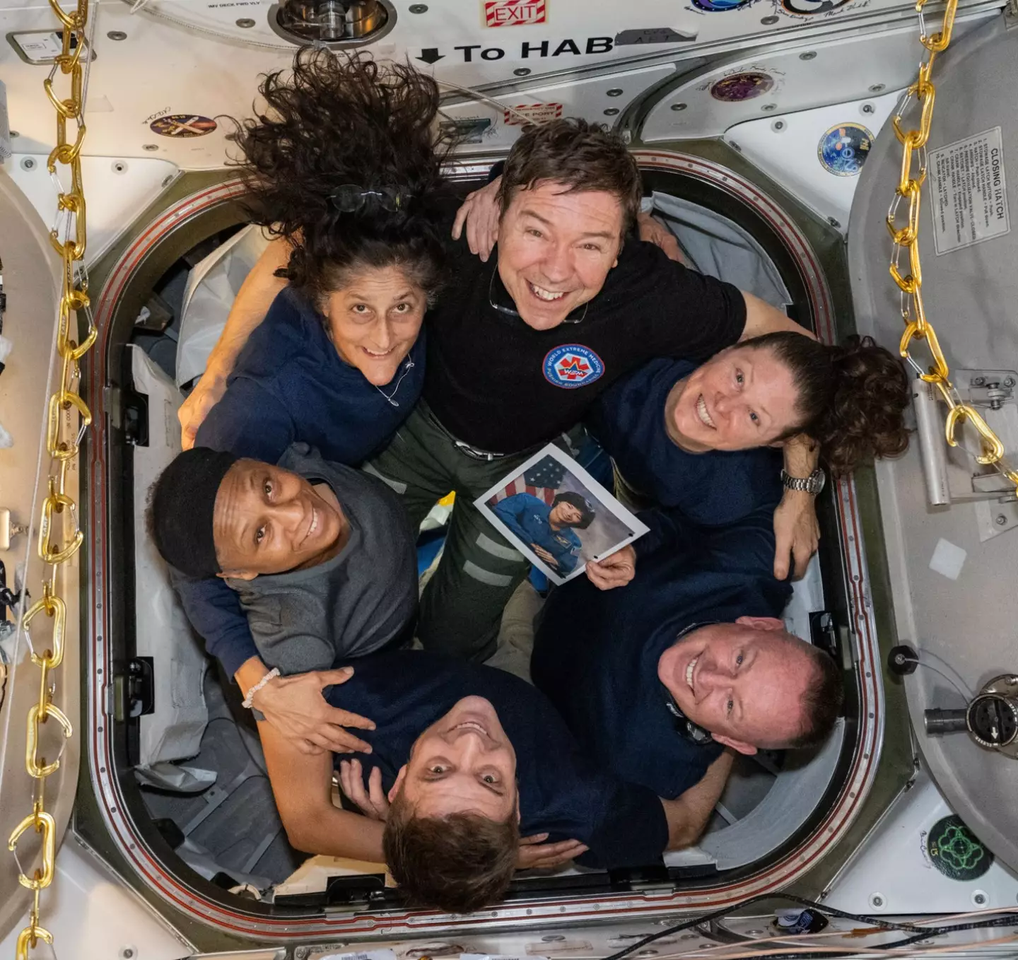 The pair have since adapted to life onboard the ISS. (Instagram/ @ISS)