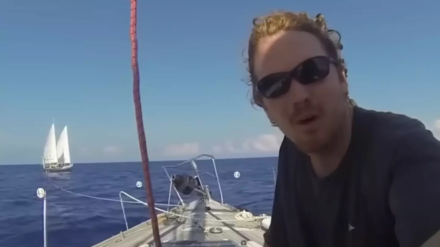 Man who spotted 'ghost ship' while sailing near Bermuda Triangle has some remarkable video footage