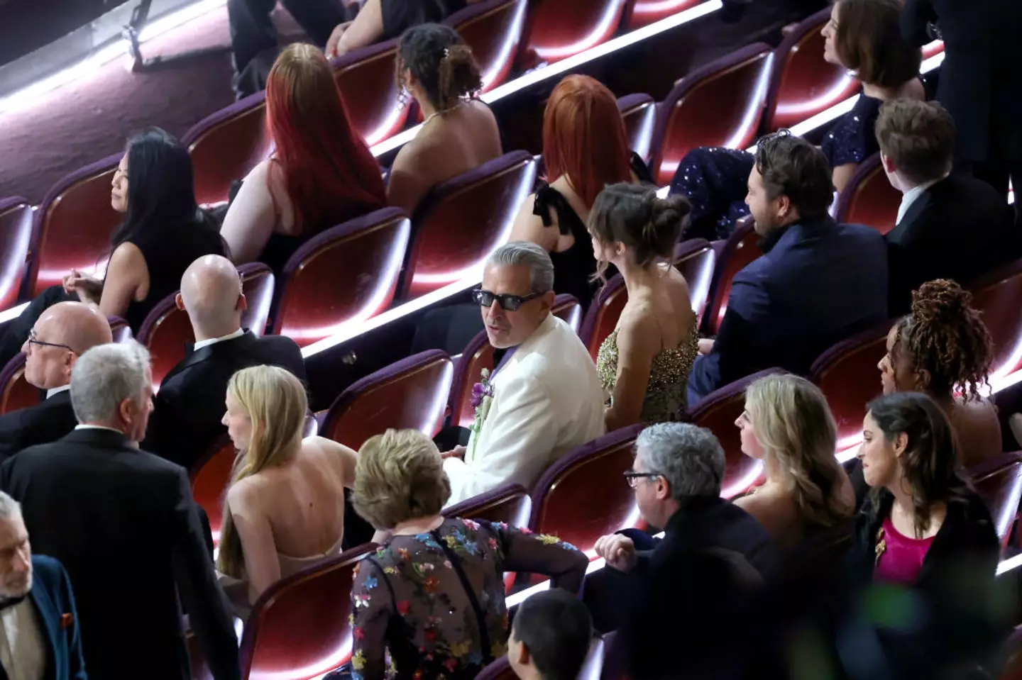 Goldblum realised he'd been caught (Kevin Winter/Getty Images)