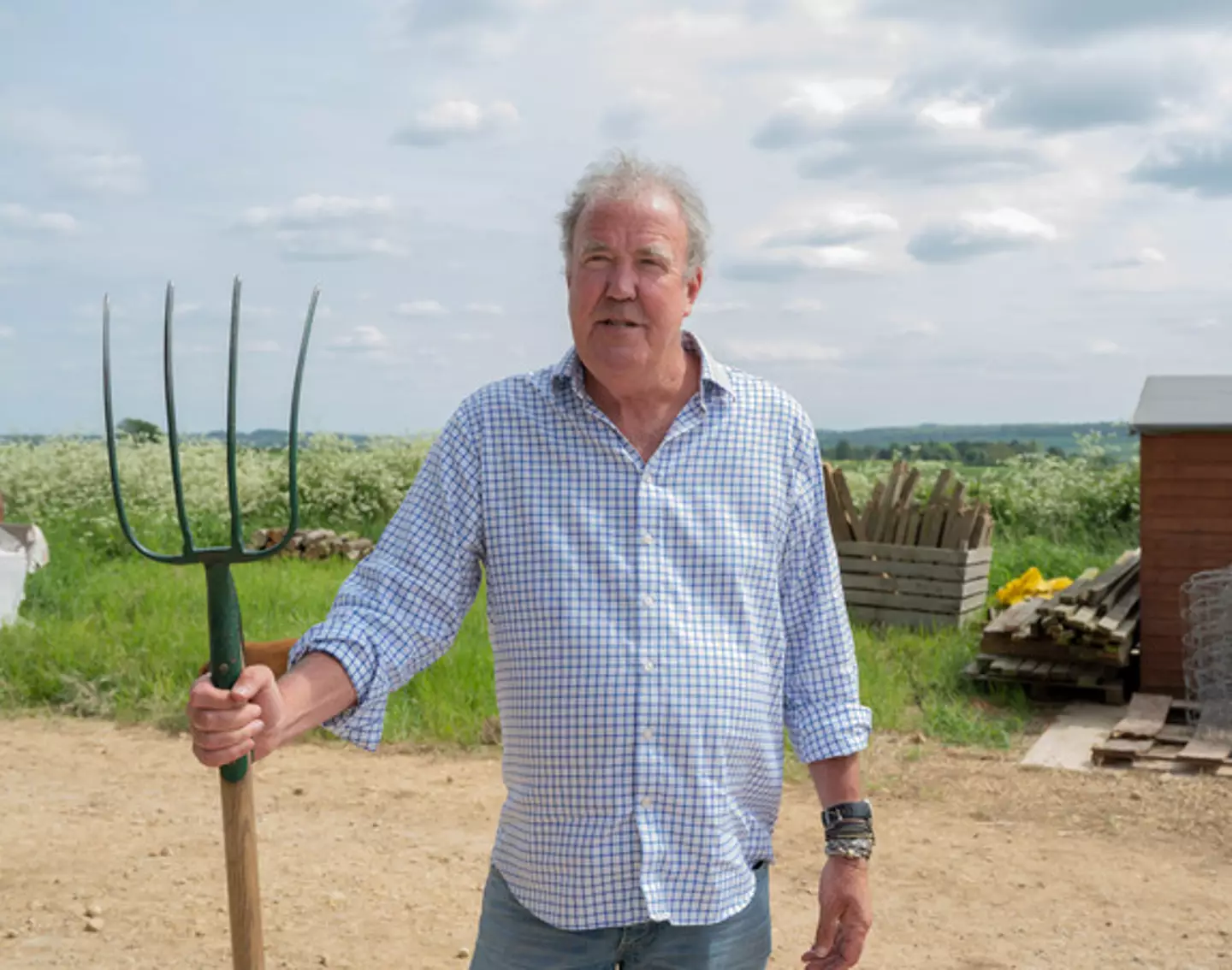 Clarkson claims he nearly died when he once experienced severe turbulence. (Amazon MGM Studios)
