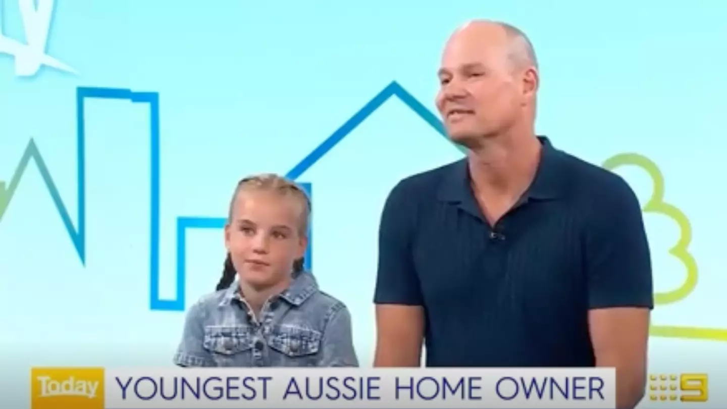 Eight-year-old Ruby has already saved up for her first house.