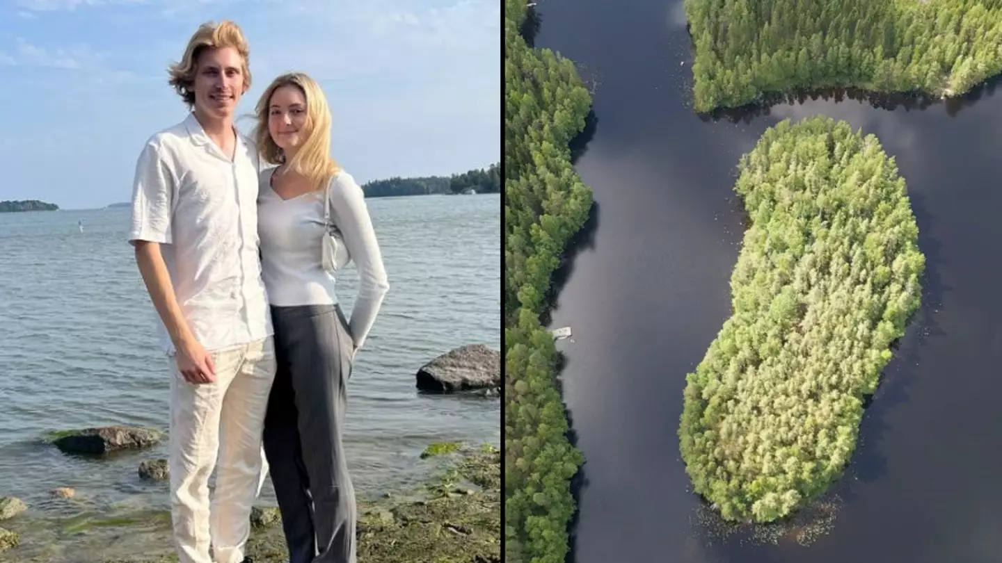 Couple bought uninhabited island to live on because it was cheaper than a house deposit