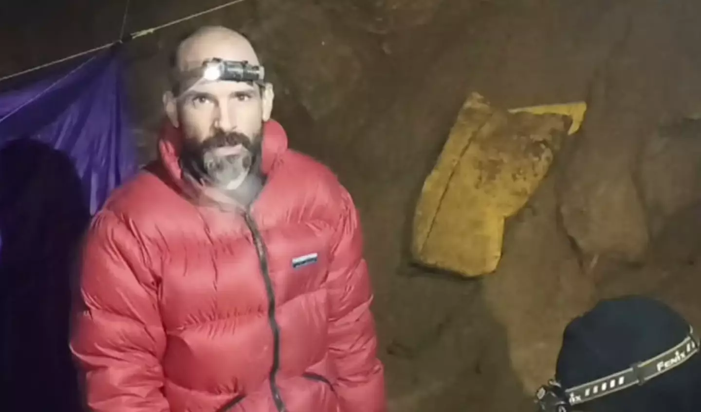 Mark Dickey filmed a video thanking rescuers.