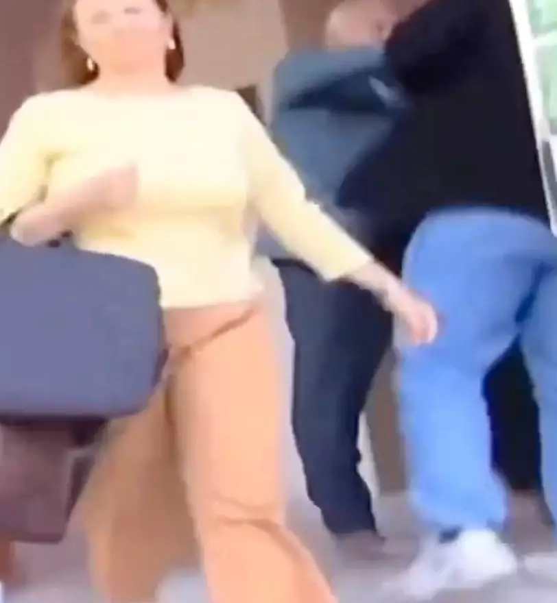 The legendary astronaut punched Sibrel in the face.