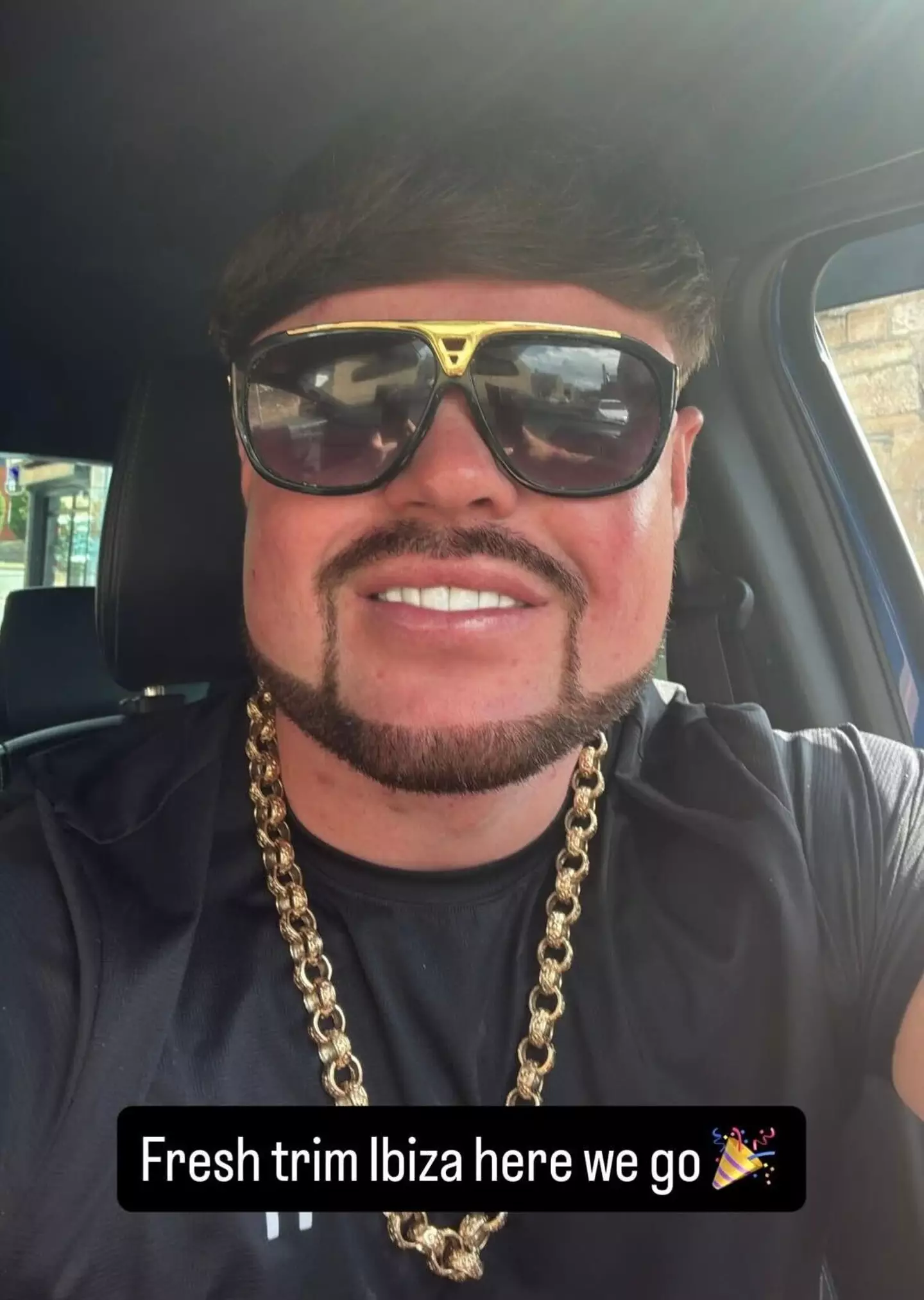 The 26-year-old has become a viral star overnight and is now known as the 'Ibiza Final Boss' (Instagram/@jack.kayy1)