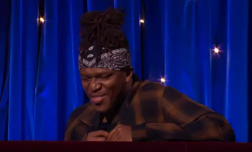 KSI admitted that he does 'work hard' (BBC)