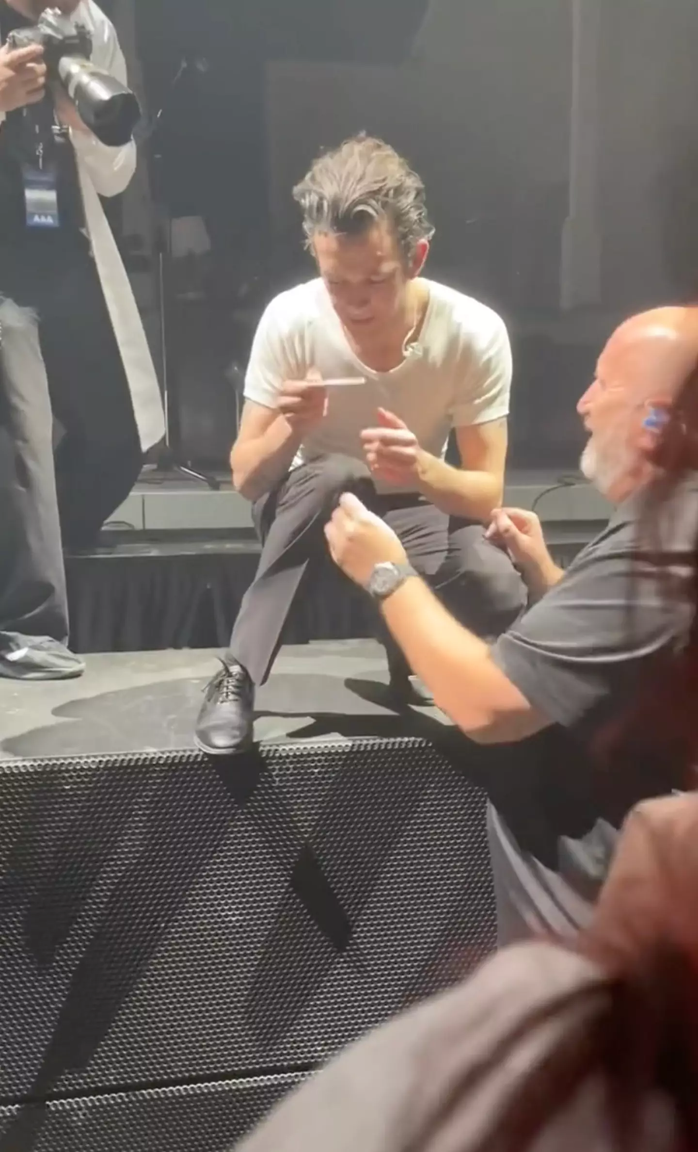 Some people described the interaction as 'creepy'.