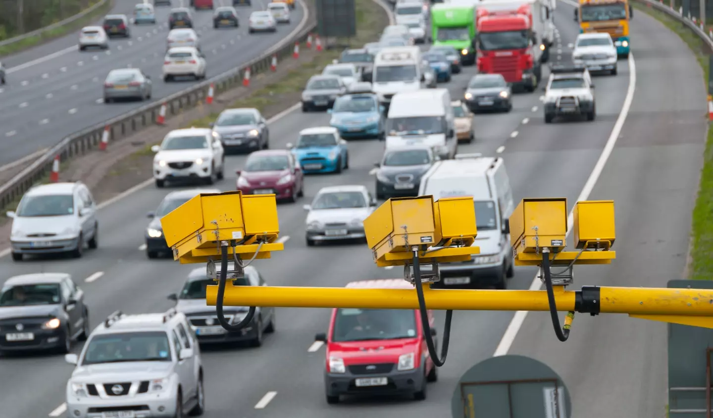 Average speed check cameras on the M6 motorway (Getty Stock Images)