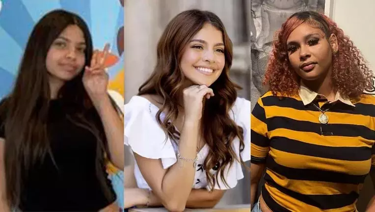 (Left to right) Sofia Gabriela Peters-Cobos, 14, Camila Mendoza Olmos, 19, and Angelique Johnson, 17 (Bexar County Sheriff's Office)