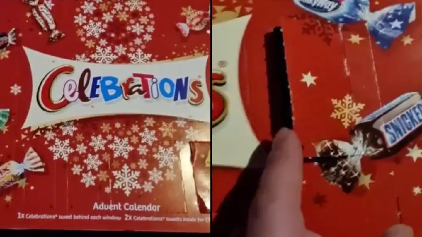 People furiously hit out at Celebrations after opening first door of their advent calendar
