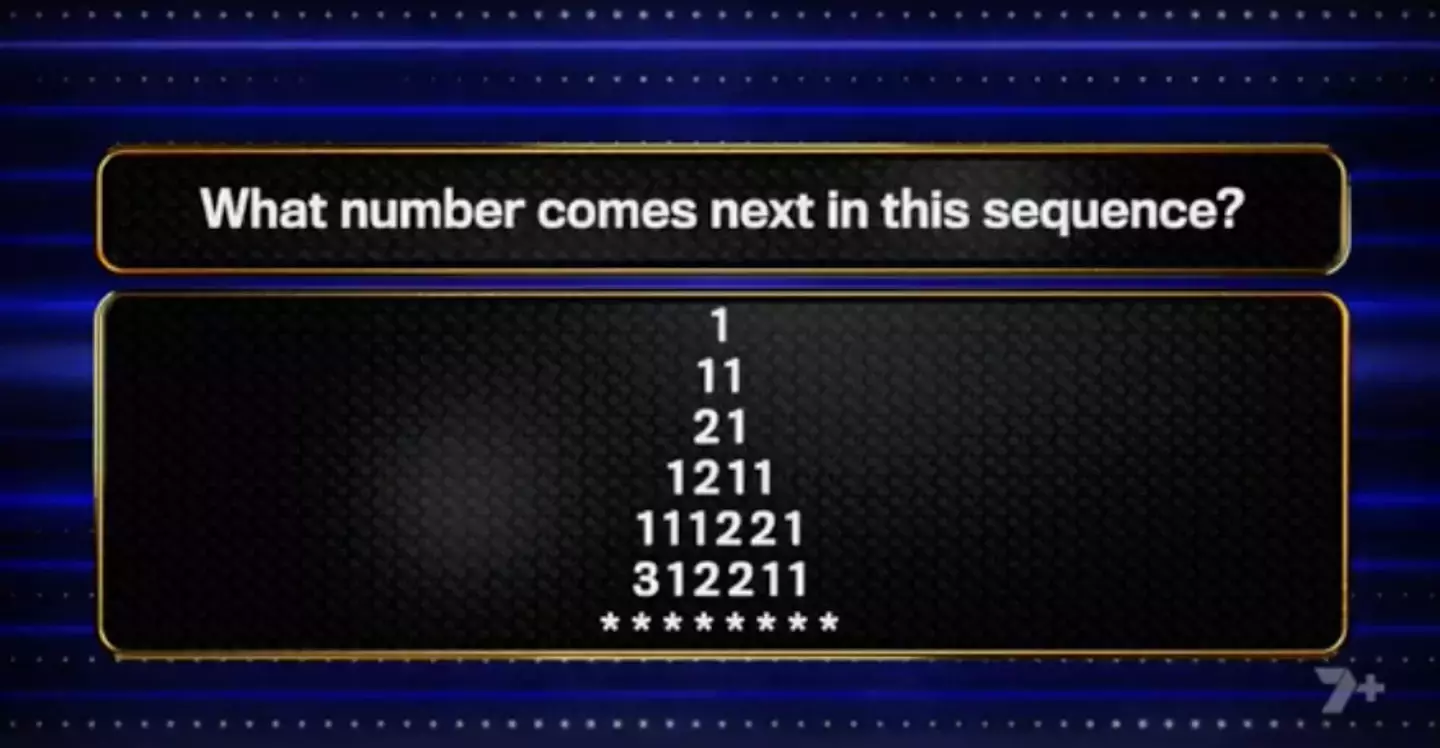 You have 30 seconds to work out what the answer is. (Channel 7)