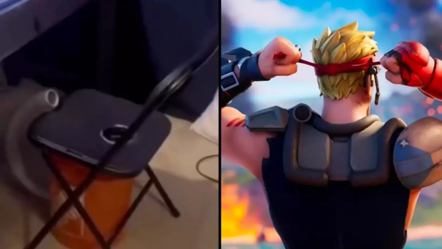 Gamer goes viral for creating makeshift toilet so he doesn't miss out on playing Fortnite