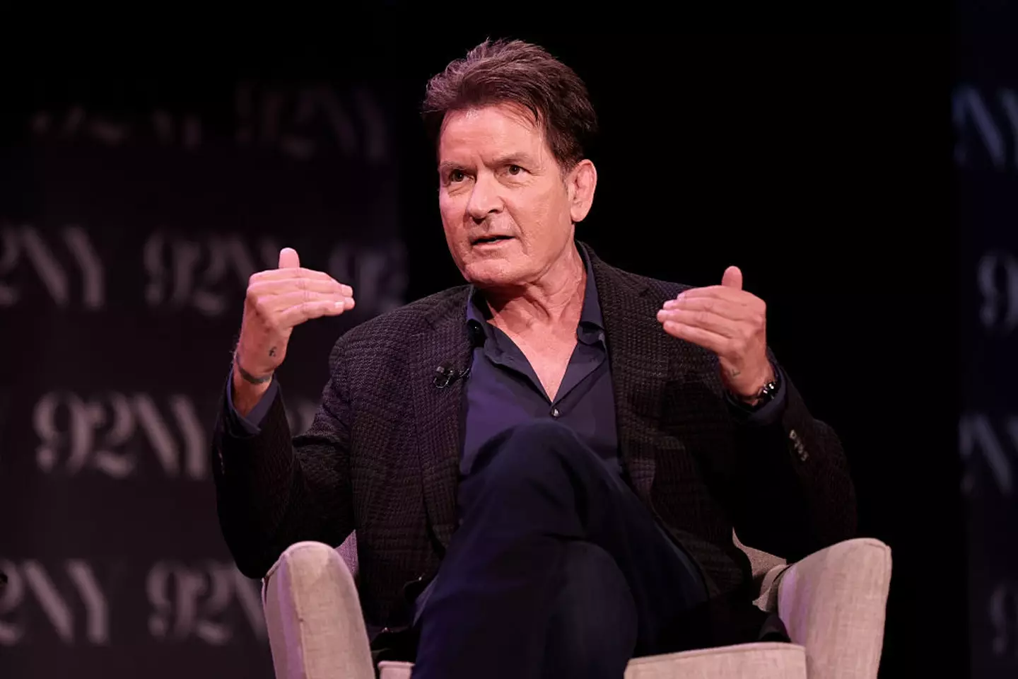 Charlie Sheen is opening up about his life in a new book and documentary (Dominik Bindl/Getty Images)