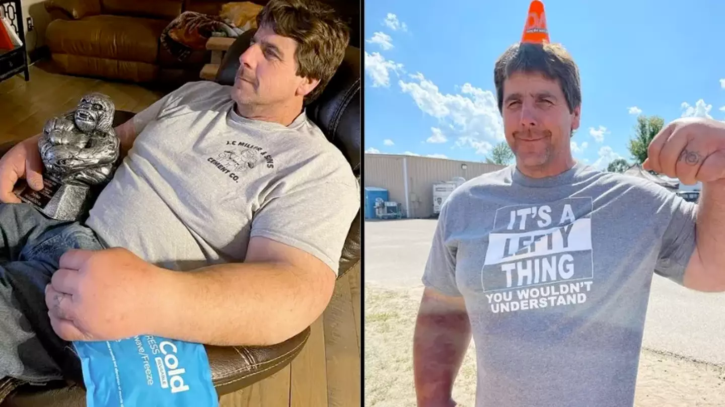 Real-life Popeye says people ‘freeze' when they see his huge arms