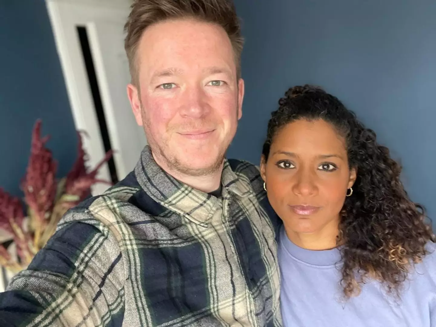 Kate and Andrew Dempsey noticed dark patches on the walls of their property.