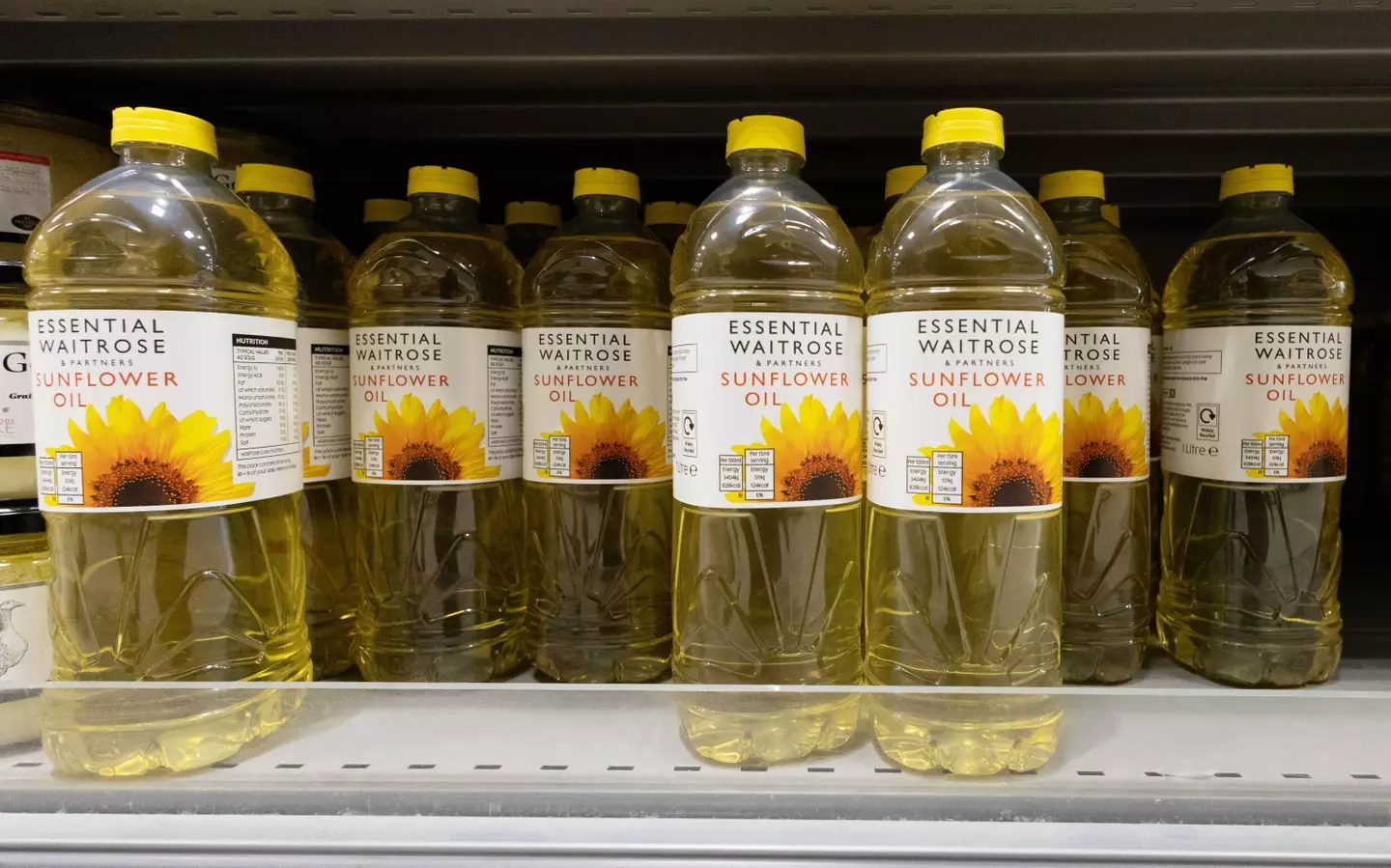 At Waitrose, customers are only allowed two items of cooking oil.