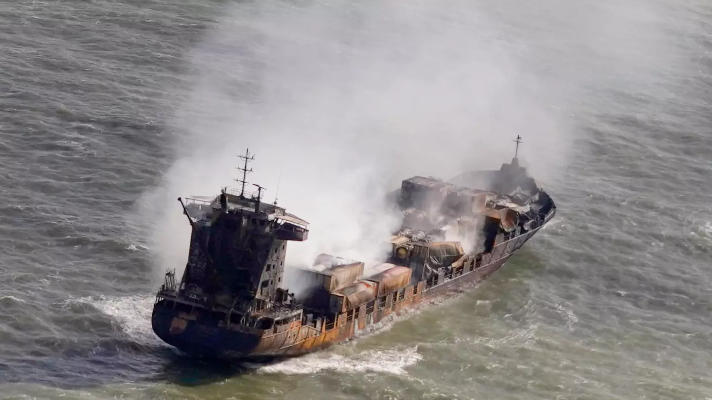 Man, 59, arrested in connection to explosion on oil tanker off UK coast