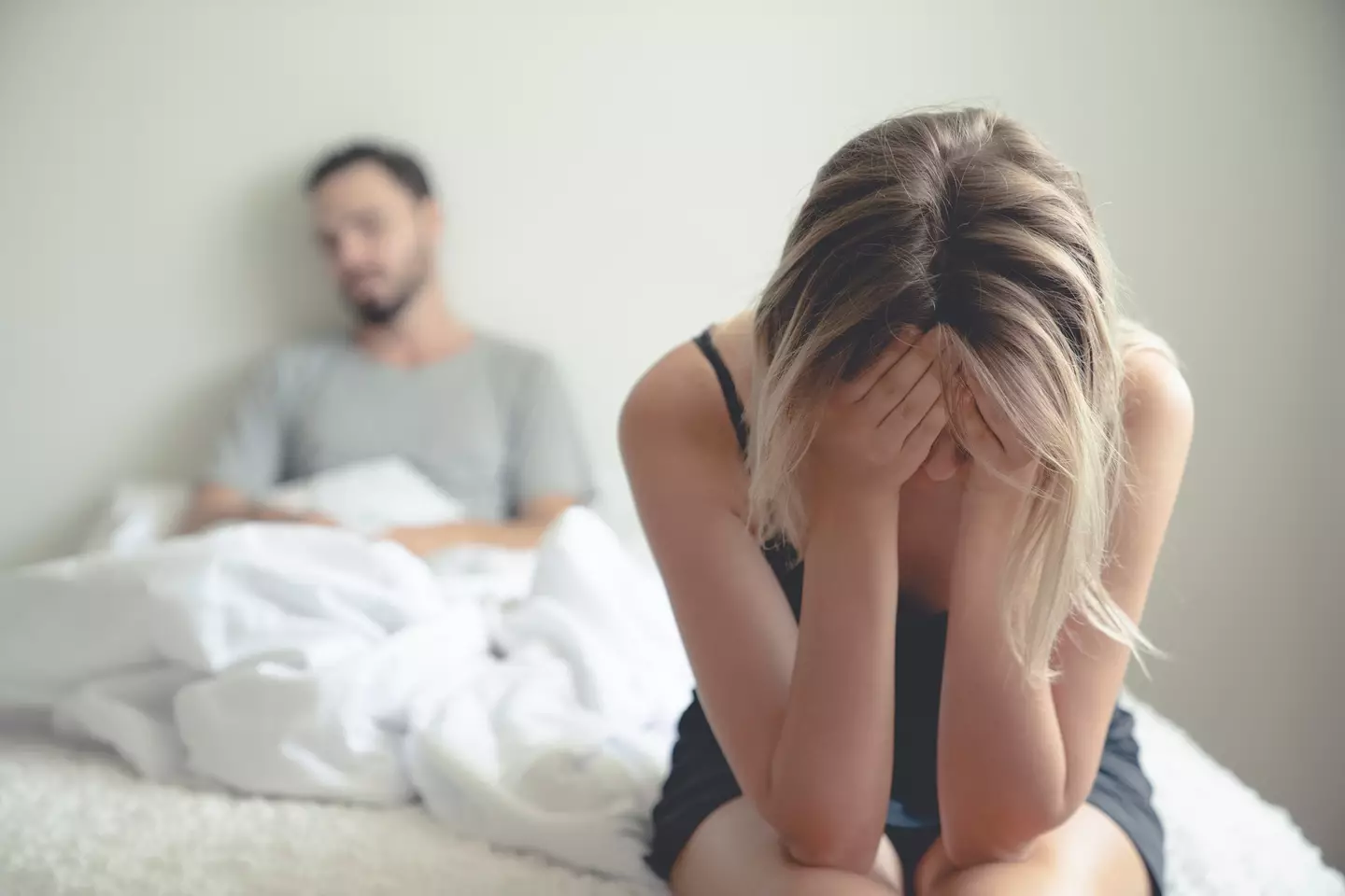 The relationship expert encouraged couples to discuss their bedroom issues. (Getty stock photo)