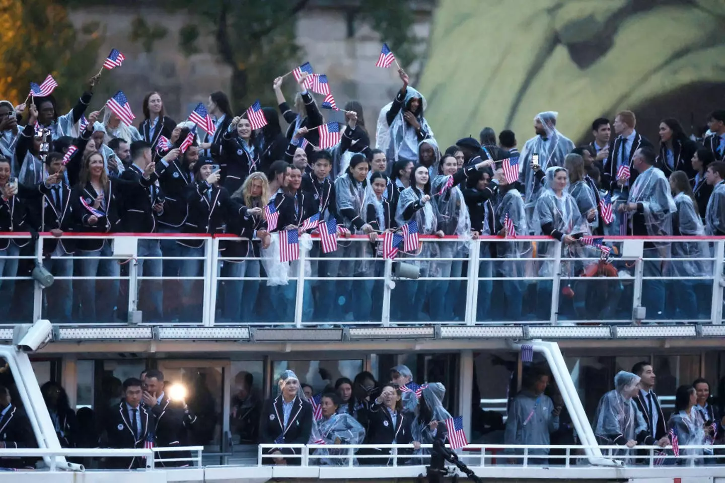 As always, Team USA was packed out with 592 athletes. (Carmen Mandato/Getty Images)