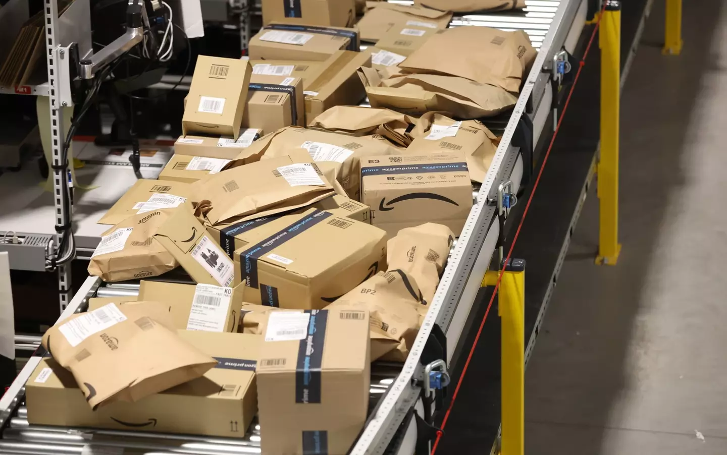 Amazon parcels.