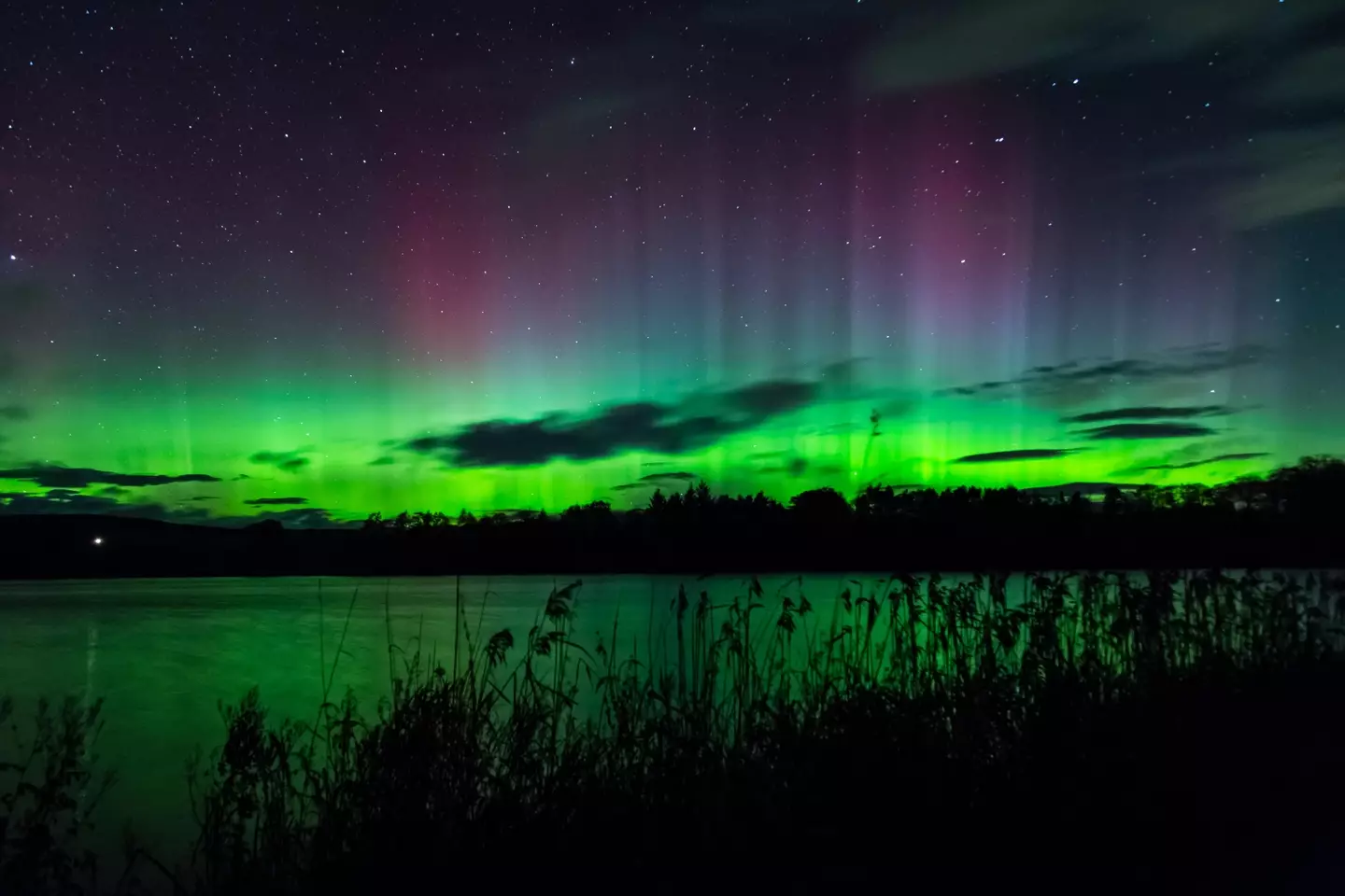 The stunning phenomenon was spotted in various parts of the UK over the weekend.
