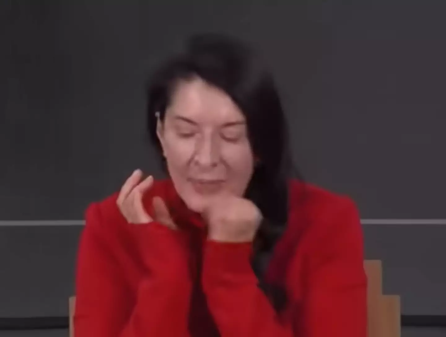 One of the first people to sit with her was her former partner in art and life. (Museum of Modern Art)