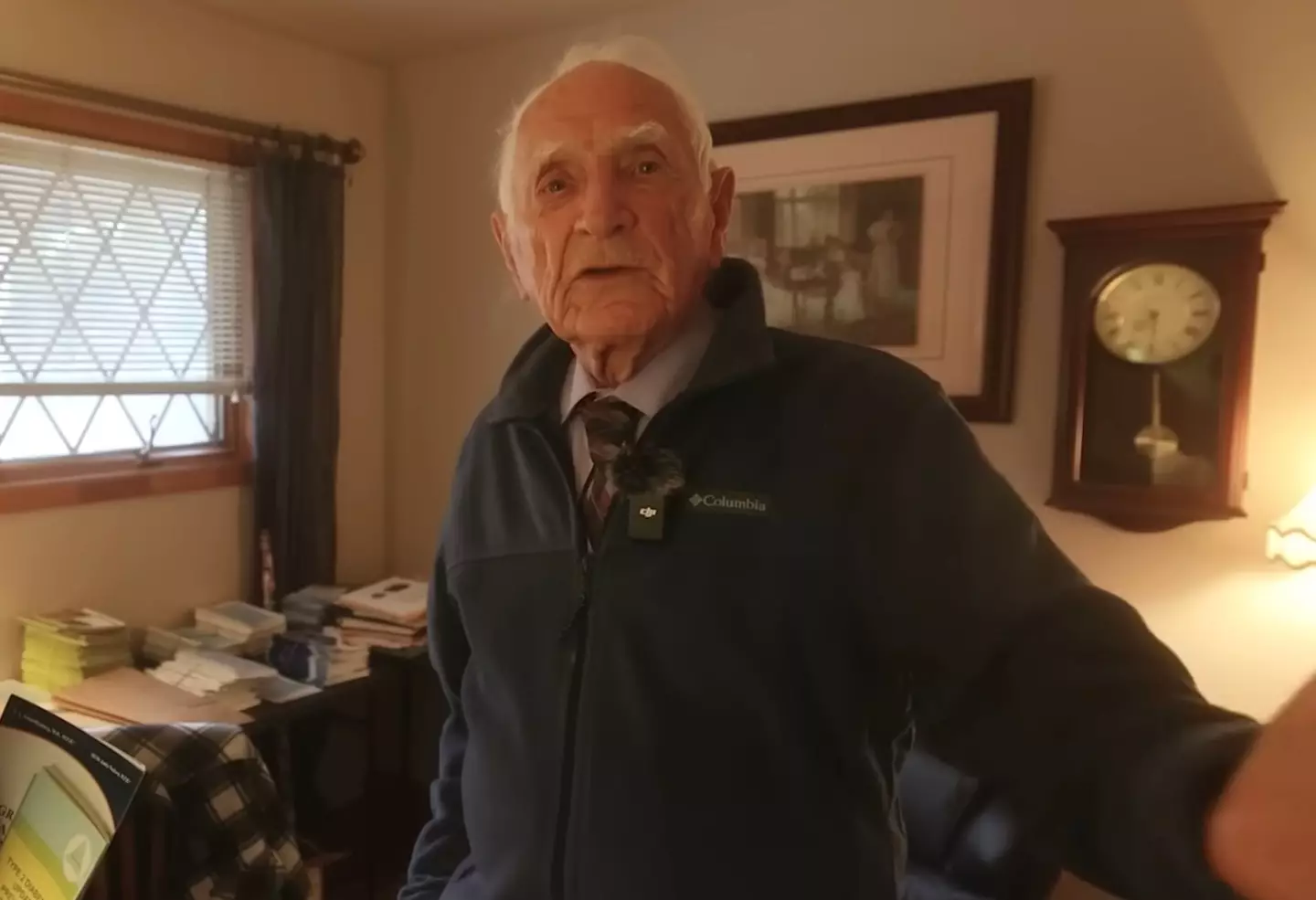 The professor is a staggering 101-years-old (YouTube/Viva Longevity)