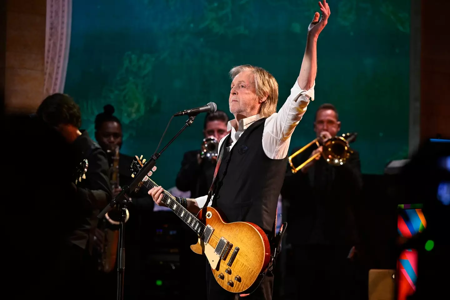 A true music legend. (Todd Owyoung/NBC via Getty Images)