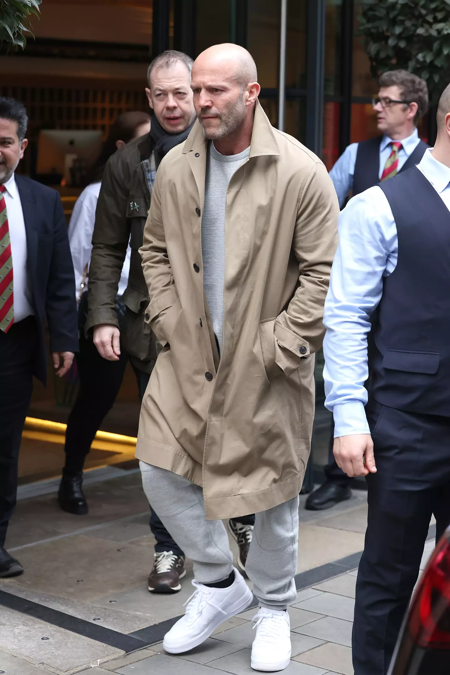 Statham once used his diving skills to help save his own life after a filming accident. (Neil Mockford/GC Images)